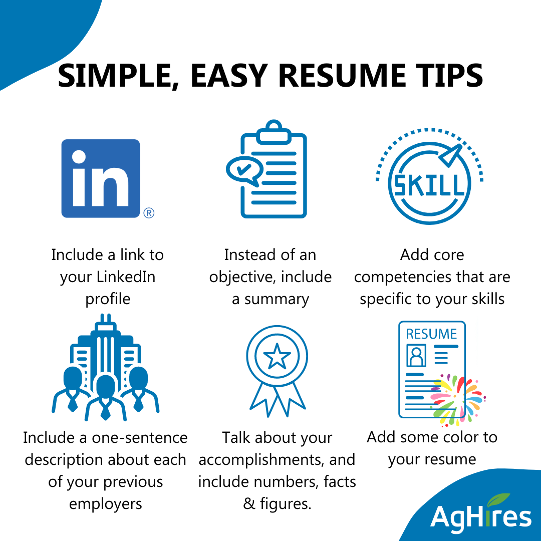 Image showcasing Simple, Easy Resume Tips
